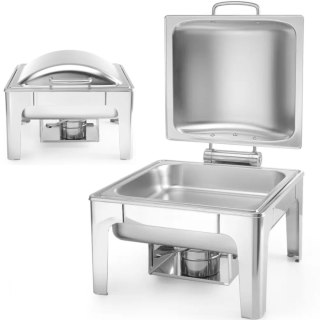 Podgrzewacz do potraw na pastę świeczki stal satynowana GN 2/3 Hendi