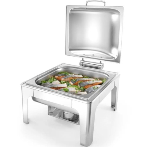 Podgrzewacz do potraw na pastę świeczki stal satynowana GN 2/3 Hendi