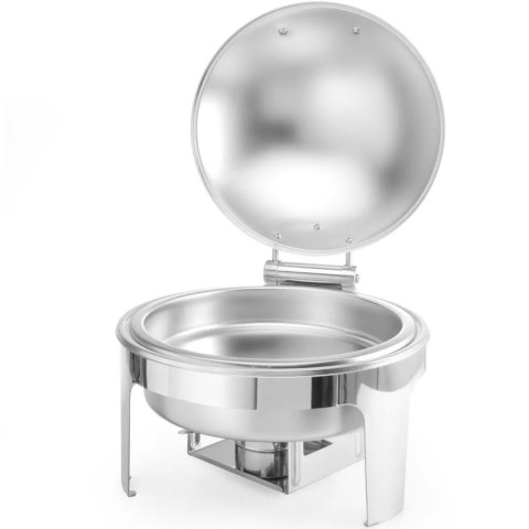 Podgrzewacz do potraw na pastę świeczki stal satynowana OKRĄGŁY Hendi