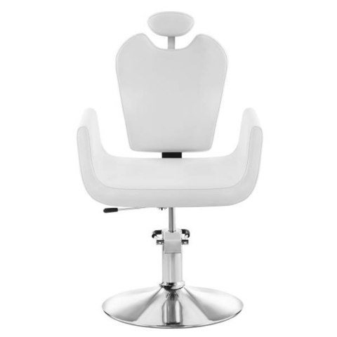 Profesjonalny fotel fryzjerski kosmetyczny obrotowy LIVORNO Physa biały Physa
