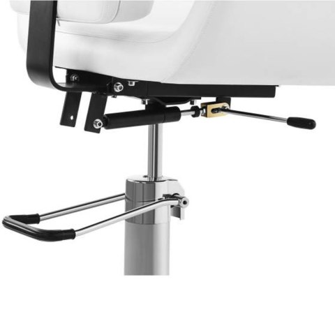 Profesjonalny fotel fryzjerski kosmetyczny obrotowy LIVORNO Physa biały Physa