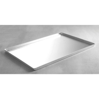 Taca cukiernicza ekspozycyjna do ciasta 30x20cm - srebrna Hendi