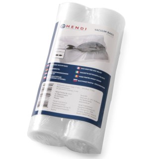 Worki moletowane do pakowarek próżniowych listwowych 280x6000mm 2 ROLKI Hendi