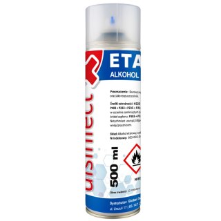 ETANOL - Alkohol etylowy skażony DISINFECT 99% spray 500ml GSG24