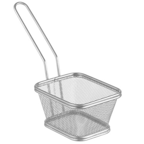 Koszyk do podawania smażonych przekąsek miniaturowy z uchwytem 105x90x60 mm - Hendi 425664 Hendi