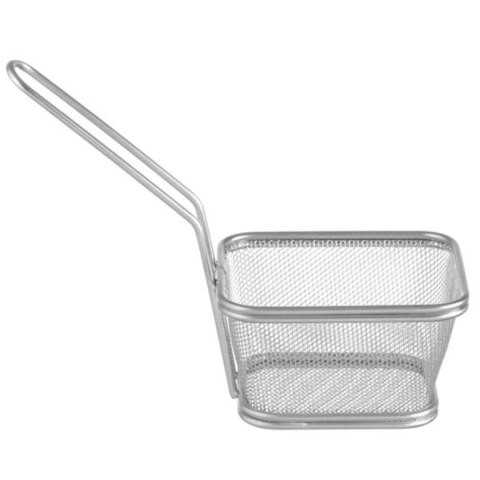 Koszyk do podawania smażonych przekąsek miniaturowy z uchwytem 105x90x60 mm - Hendi 425664 Hendi