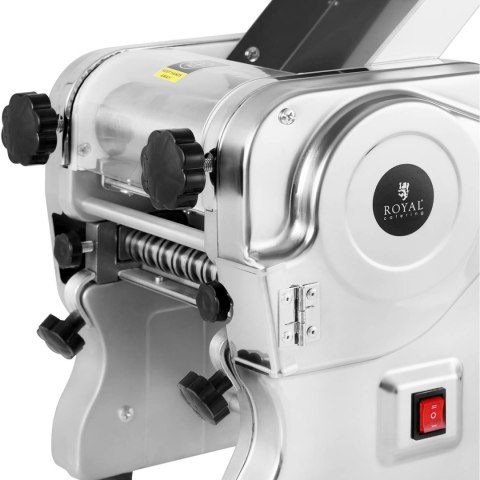Maszynka krajalnica do wyrobu makaronu elektryczna ze stali nierdzewnej 230 V 550 W 160 mm Royal Catering