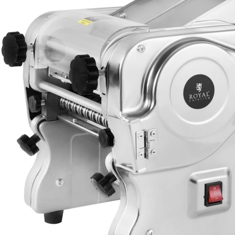 Maszynka krajalnica do wyrobu makaronu elektryczna ze stali nierdzewnej 230 V 550 W 180 mm Royal Catering