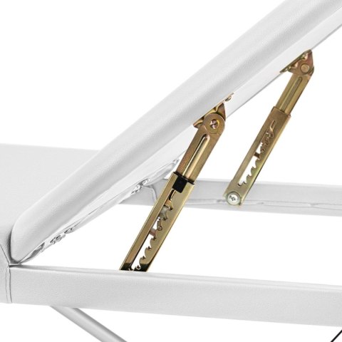 Przenośne składane łózko stół do masażu do 180kg Bordeux białe Physa