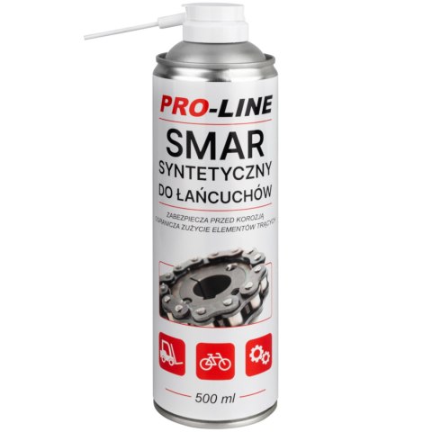 Syntetyczny smar do łańcuchów PRO-LINE spray 500ml PRO-LINE