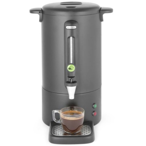 Zaparzacz perkolator do kawy z niekapiącym kranikiem czarny UNIQ 7 l - Hendi 211472 Hendi