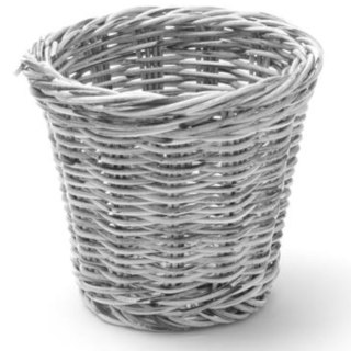 Koszyk do serwowania smażonych przekąsek szary melanżowy śr. 130x110 mm - Hendi 426043 Hendi