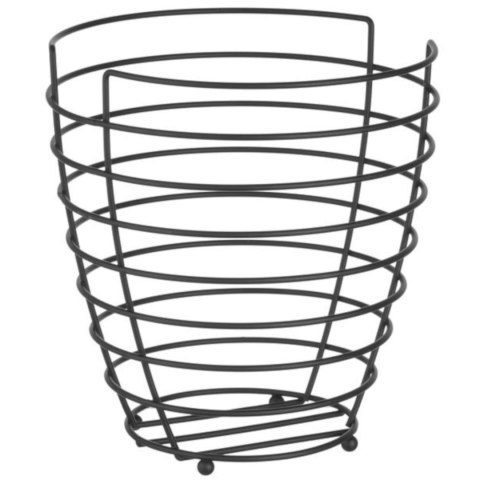 Koszyk miska druciana do owoców czarna z matową powłoką śr. 230 mm - Hendi 427187 Hendi