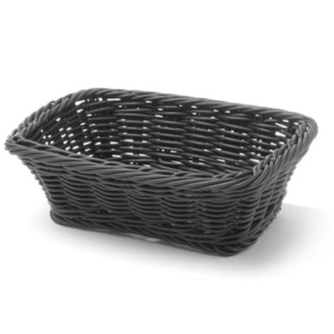 Koszyk na pieczywo prostokątny polipropylenowy czarny 190x130x60 mm - Hendi 426791 Hendi