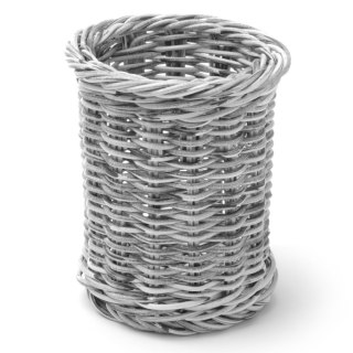 Koszyk na sztućce widelce noże łyżki okrągły szary melanżowy śr. 100x120 mm - Hendi 426197 Hendi