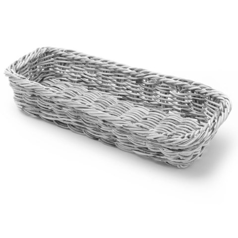 Koszyk na sztućce widelce noże łyżki szary melanżowy 270x100x45 mm - Hendi 426081 Hendi