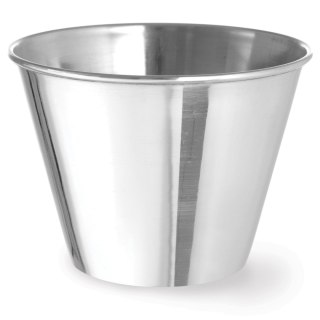 Miseczka ramekin naczynie do sosów dipów ze stali nierdzewnej śr. 100 mm 12 szt. 340 ml - Hendi 400067 Hendi