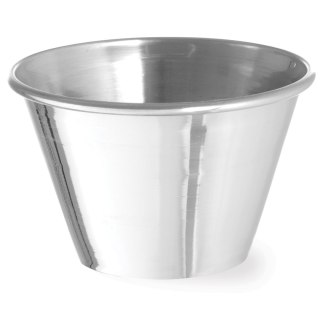 Miseczka ramekin naczynie do sosów dipów ze stali nierdzewnej śr. 73 mm 12 szt. 115 ml - Hendi 400036 Hendi
