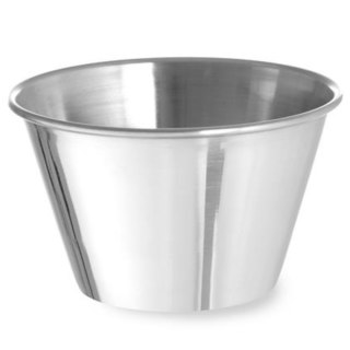 Miseczka ramekin naczynie do sosów dipów ze stali nierdzewnej śr. 85 mm 12 szt. 175 ml - Hendi 400043 Hendi
