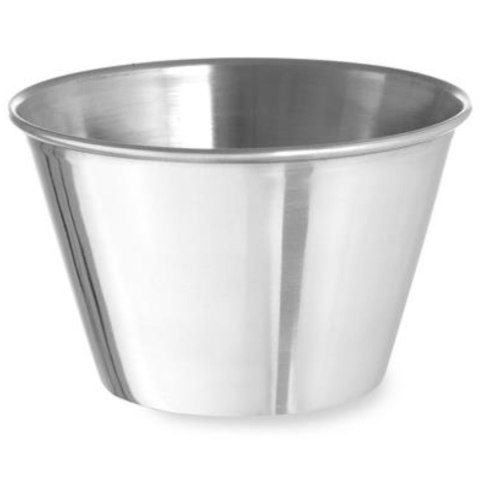Miseczka ramekin naczynie do sosów dipów ze stali nierdzewnej śr. 93 mm 12 szt. 230 ml - Hendi 400050 Hendi