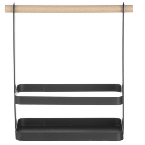 Organizer koszyk stołowy na przyprawy z drewnianą rączką 23x10x24 cm - Hendi 427040 Hendi