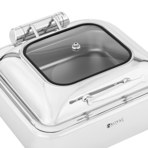 Podgrzewacz do potraw stołowy wodny z okienkiem GN 2/3 5.3 l Royal Catering