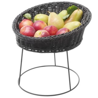 Stojak ekspozytor bufetowy na kosz na owoce pieczywo śr. 250x180 mm - Hendi 426814 Hendi