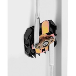 Szafka metalowa biurowa na dokumenty akta z zamkiem na klucz 2-półkowa BIAŁA FROMMSTARCK