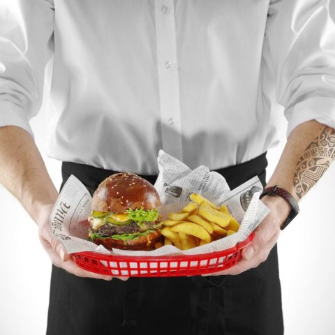 Koszyk do pieczywa owalny czerwony 6 szt. - Hendi 426319 Hendi