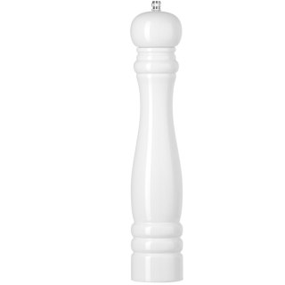 Młynek do mielenia soli drewniany biały śr. 60 x 315 mm - Hendi 469590 Hendi