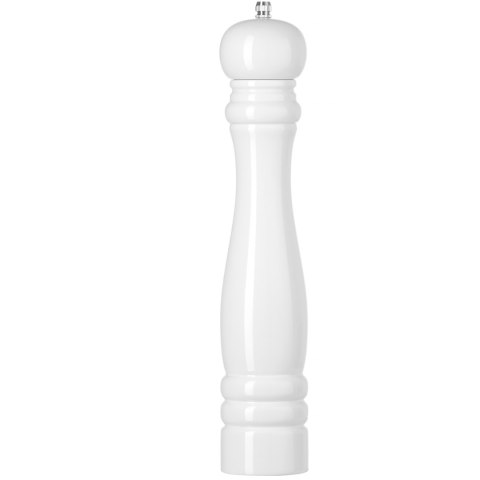 Młynek do mielenia soli drewniany biały śr. 60 x 315 mm - Hendi 469590 Hendi