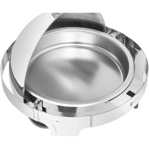 Podgrzewacz do potraw stołowy okrągły na pastę z pokrywą rolltop 5.8 l Royal Catering