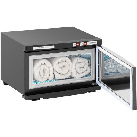 Podgrzewacz do ręczników ze sterylizacją UV 16 l 230 W czarny Physa