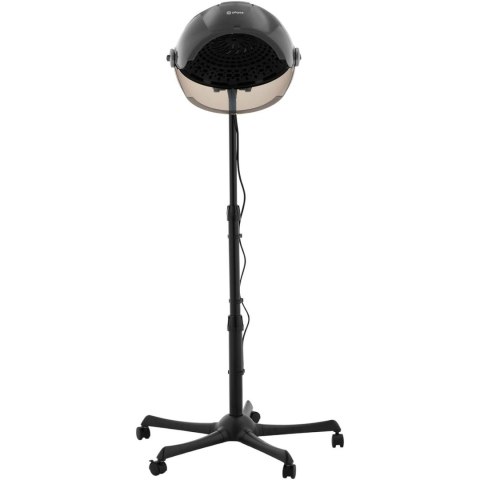 Suszarka do włosów hełmowa fryzjerska stojąca na kółkach 1650 W czarna Physa