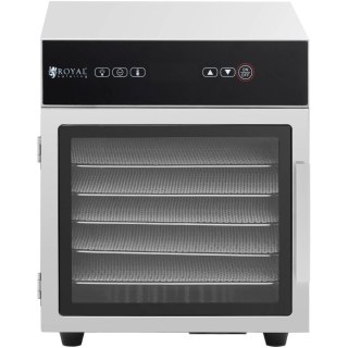 Suszarka spożywcza do grzybów owoców warzyw ziół 6 rusztów 30-90 C 500 W Royal Catering