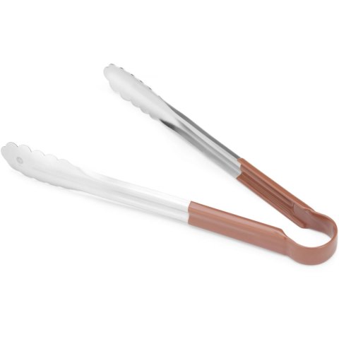 Szczypce do serwowania potraw HACCP 300 mm - brązowe - Hendi 171936 Hendi