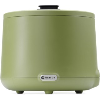 Kociołek termos elektryczny do zupy UNIQ 35-85 C 8 l 500 W - zielony Hendi
