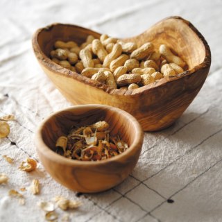 Miska dekoracyjna ozdobna z drewna oliwnego 300 x 190 x 110 mm Hendi