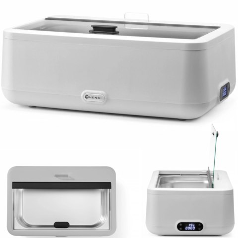 Podgrzewacz bemar elektryczny UNIQ 607 x 402 mm 700 W - biały Hendi