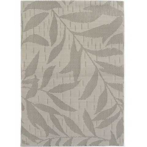 Podkładka mata podstawka na stół liście 45x30cm szara - ZESTAW 6szt. Hendi