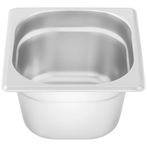 Pojemnik gastronomiczny GN 1/6 100 mm 2.2 l stal nierdzewna Royal Catering