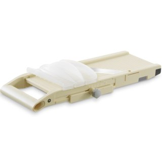 Szatkownica mandolina japońska do plastrów słupków 3 wymienne ostrza Shogun 380 x 158 mm Hendi