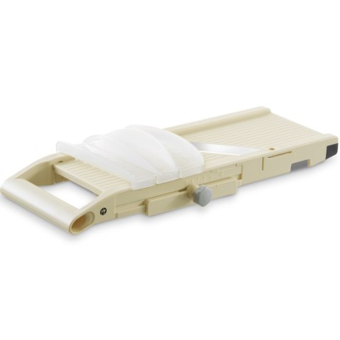 Szatkownica mandolina japońska do plastrów słupków 3 wymienne ostrza Shogun 380 x 158 mm Hendi