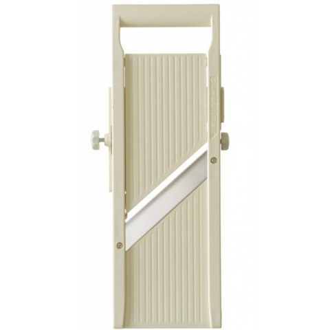 Szatkownica mandolina japońska do plastrów słupków 3 wymienne ostrza Shogun 380 x 158 mm Hendi