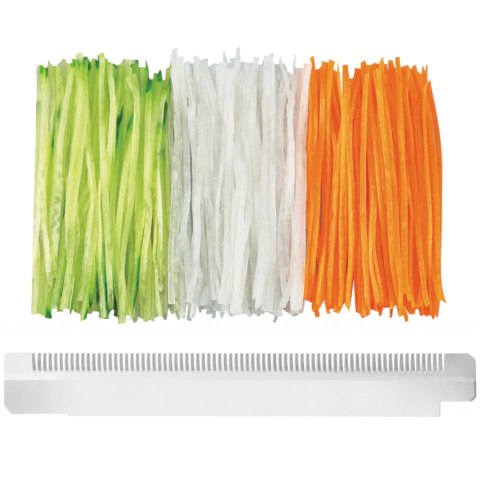 Szatkownica mandolina japońska do plastrów słupków 3 wymienne ostrza Shogun 380 x 158 mm Hendi