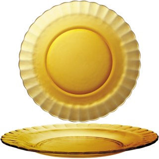 Talerz deserowy Duralex PICARDIE AMBER pomarańczowy śr. 205 mm - zestaw 6 szt. Duralex