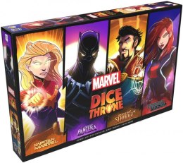 Gra Dice Throne Marvel Box 2 Czarna Pantera, Kapitan Marvel, Doktor Strange, Czarna Wdowa Lucky Duck Games