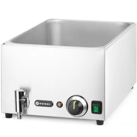 Bemar podgrzewacz do potraw z kranem 3x GN 1/3 100 mm z pokrywkami 1000 W Hendi