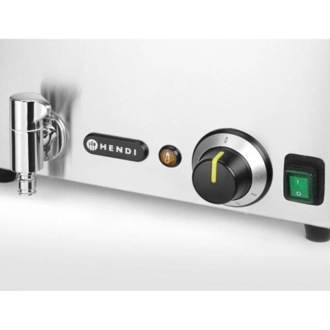 Bemar podgrzewacz do potraw z kranem 3x GN 1/3 100 mm z pokrywkami 1000 W Hendi