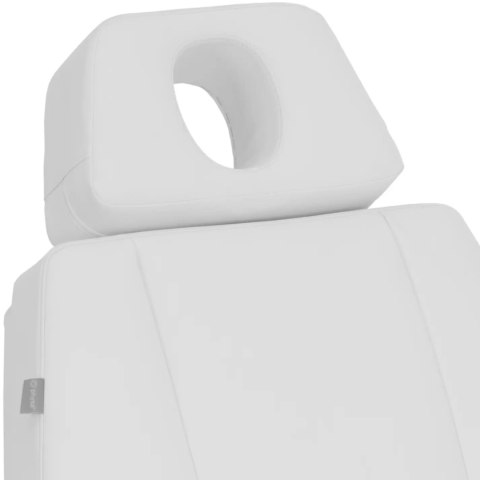 Fotel kosmetyczny SPA podgrzewany 4 silniki 200 kg MARSALA - biało złoty Physa